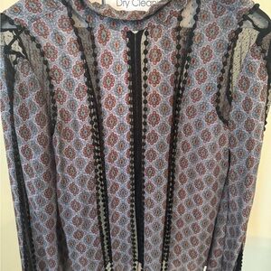 Floral Patterned Women's Top